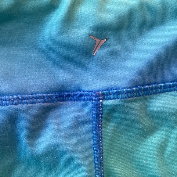 OLD NAVY💫 Girls Ombré Blue Active Sport Capri - Picture 5 of 8